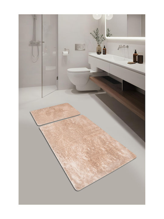 SteweHome Rutschfestes Badematten Set STE-029920-V66461 Grau 60x100cm 2 Stück