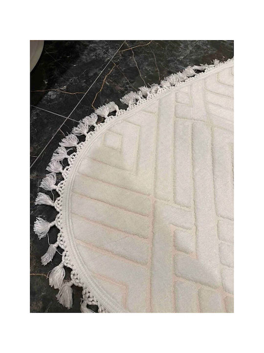 SteweHome Rutschfestes Set Badematten STE-029986-P29986 Weiß 60x100cm 2 Stück