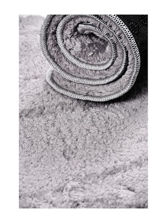 SteweHome Rutschfestes Set Badematten STE-029920-V66460 Graue 60x100cm 2 Stück