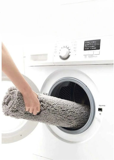 SteweHome Bath Mats Set Gray 60x100cm 3 Pieces