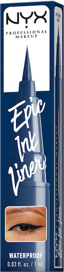 NYX Professional Makeup Epic Ink Водоустойчив И Дълготраен Химикал За Очни Линии 10 Mid Night Rise 1ml