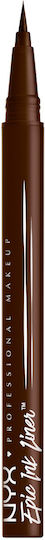 NYX Professional Makeup Epic Ink Waterproof & Long Stay Pen Eye Liner 04 Milk Chocolate 1ml