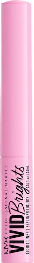 NYX Professional Makeup Vivid Brights Liquid Eye Liner 09 Sneaky Pink 2ml