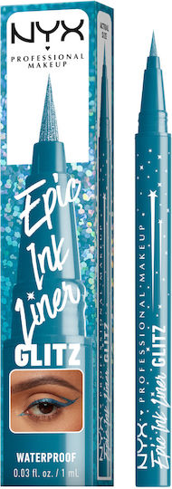 NYX Professional Makeup Epic Ink Liner Glitz Waterproof Pen Eye Liner 01 Tapered Twinkle 1ml