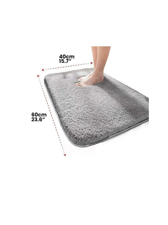 SteweHome Non-Slip Bath Mat STE-029988-P29988 Gray 40x60cm