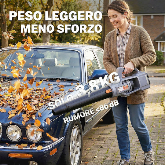 Outsunny Φυσητήρας Χειρός 36V με 2 Μπαταρίες 4Ah & Ρύθμιση Έντασης με Μέγιστη Ταχύτητα Αέρα 270km/h