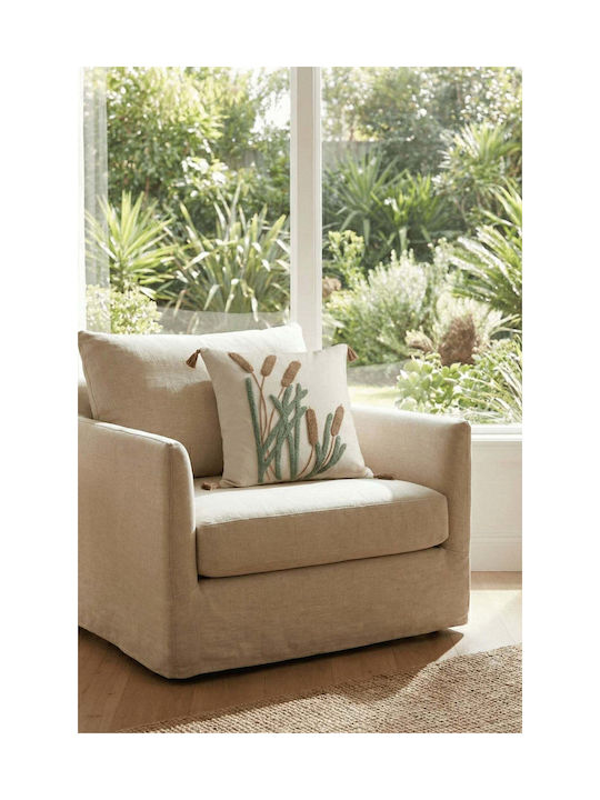 SteweHome Decorative Pillow Case Beige 42x42cm