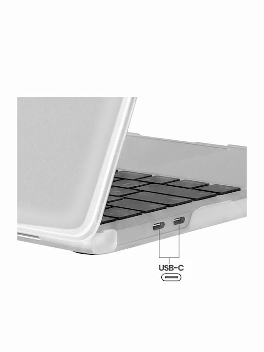 Avizar Case Macbook Neo 13" 2026 Hard Shell Anti Slip Pads Transparent