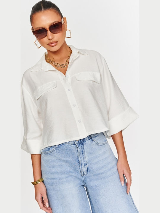 Long Sleeve Women's Shirt White