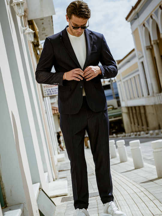 Summer Men's Suit Indigo