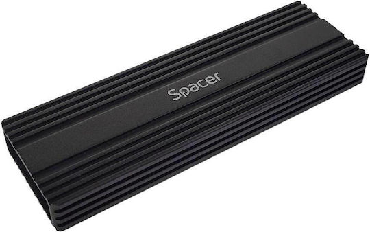 Spațiu Extern Rack SSD M.2 PCIe NVME Interfață PC USB 3.1 Type C Striat Aluminiu Negru "sprk-m2typec-05" Verde Sigilant 0.8 Lei