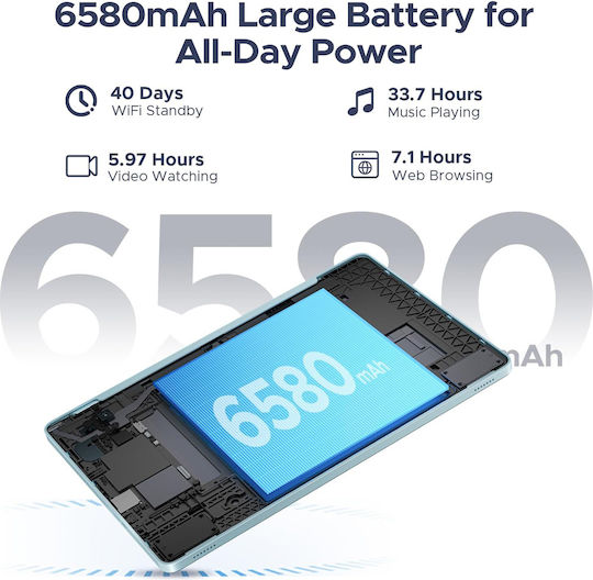 Doogee Tab A9 Pro 10.1" (4GB/128GB/Πληκτρολόγιο/Στυλό Αφής/Θήκη) Μαύρο
