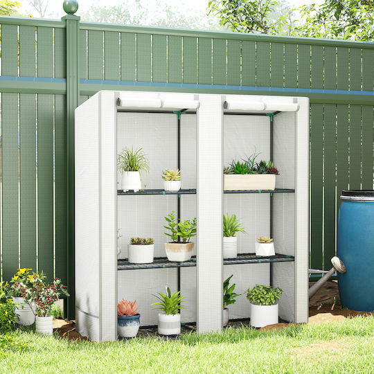 Outsunny Outsunny Greenhouse with Shelves 1.44x0.48x1.52m