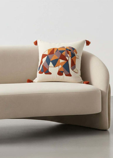 SteweHome Decorative Pillow Case Beige 42x42cm