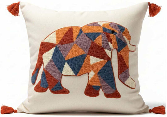 SteweHome Decorative Pillow Case Beige 42x42cm
