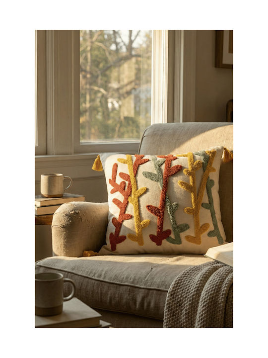 SteweHome Decorative Pillow Case Made of 100% Cotton Multicolour 42x42cm
