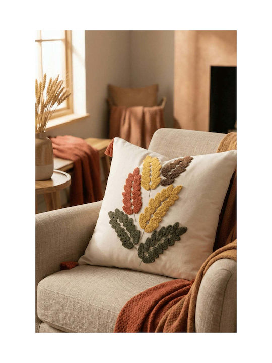 SteweHome Decorative Pillow Case Beige 42x42cm