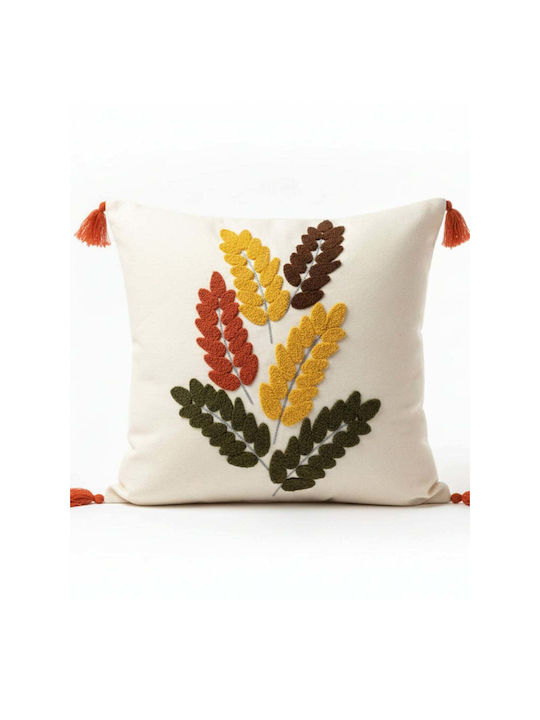 SteweHome Decorative Pillow Case Beige 42x42cm
