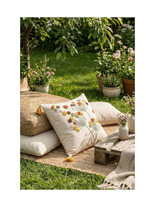 SteweHome Διακοσμητική Μαξιλαροθήκη Πολύχρωμο 42x42εκ.
