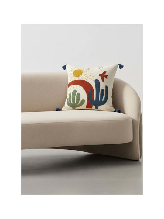 SteweHome Decorative Pillow Case Beige 42x42cm