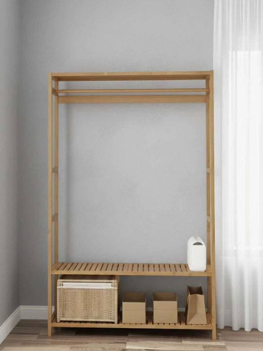 SteweHome Kremastră De Podea Din Lemn Bej 100x170cm
