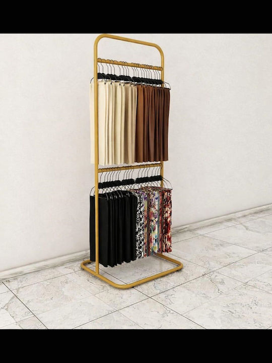 SteweHome SteweHome Kleiderständer aus Metall Gold 44x123cm