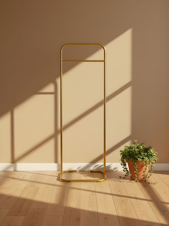 SteweHome SteweHome Kleiderständer aus Metall Gold 44x44x123cm