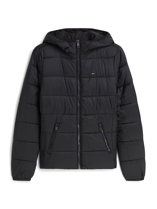 Jachetă Puffer Damă de Iarnă Neagră