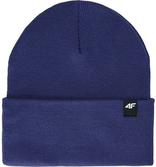 Beanie Unisex Beanie Knitted in Navy Blue Colour