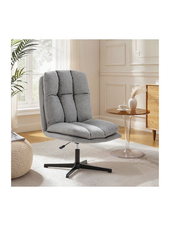 Drehbarer Sessel Hellgrau 63x75x92cm