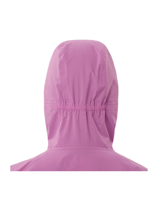 Bonatti Women's Jacket Running Waterproof and Windproof Lilac
