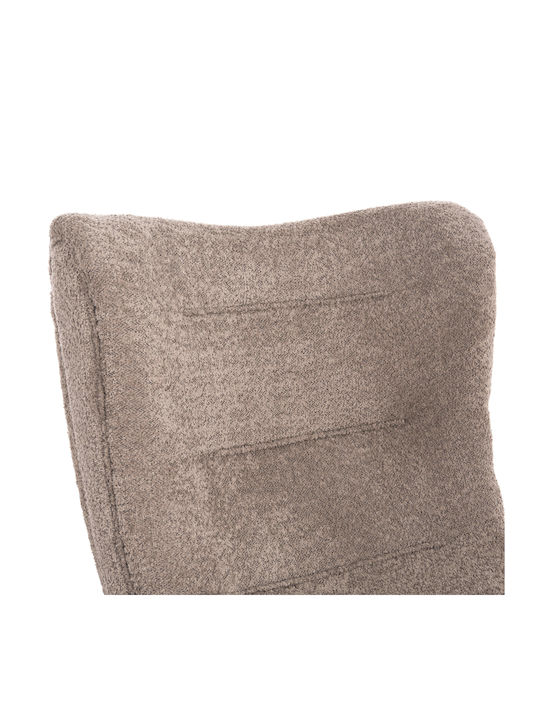 Brym Fotoliu Relax Cu Taburet Bej Maro 80x95x95cm