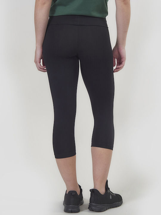 Training Women's Capri Leggings High Waist Black