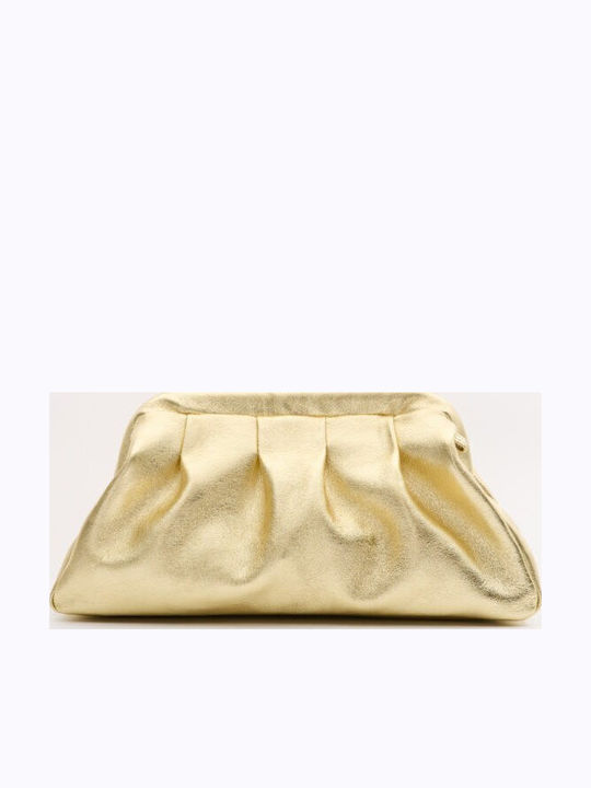 Leather Women's Handbag Gold