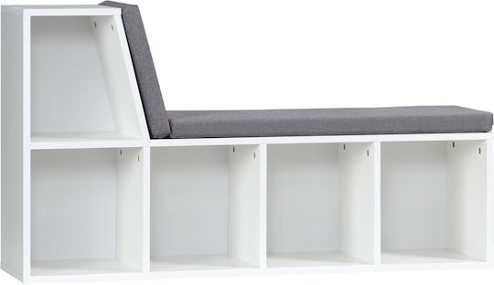 Βιβλιοθήκη Γκρι 108x30x60εκ.