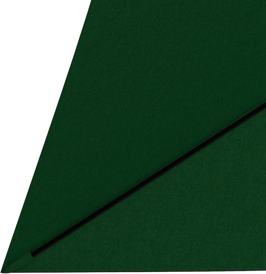 Square Aluminum Garden Parasol Green 2x3m