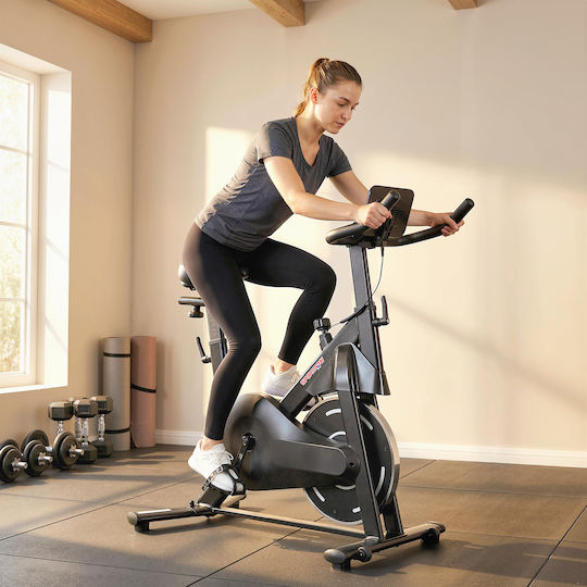 Sportnow Bicicletă Fitness Verticală Magnetică cu Roti
