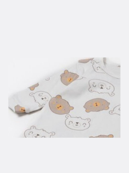 Hashtag Set Baby Bodysuits Ecru-Beige