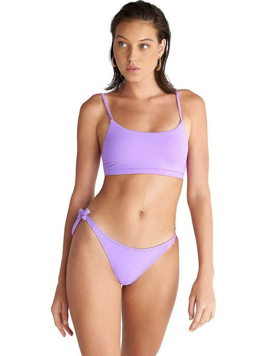 Bikinihosen Brasil mit Schnürung Lila