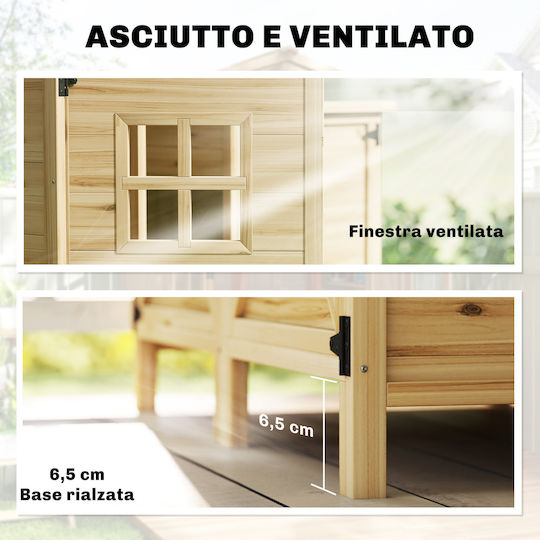 Wooden Garden Shed L1.06xW0.57xH1.67m