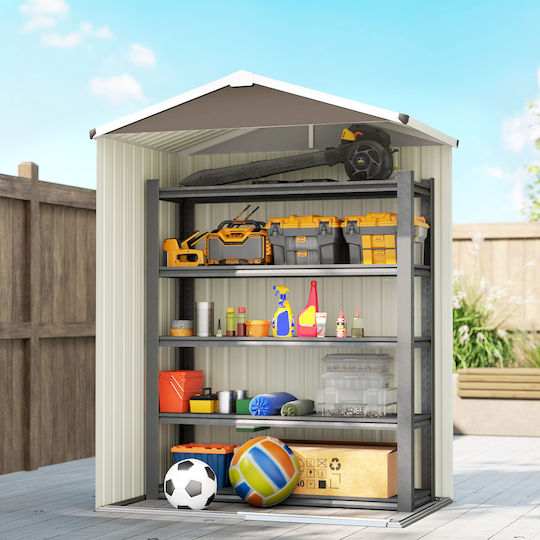 Metallische Gartenhaus Galvanisiert M1.36xB0.87xH1.79m