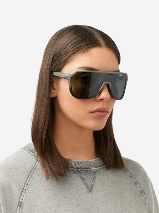 Hawkers Men's Sunglasses with Gray Frame and Gray Lens