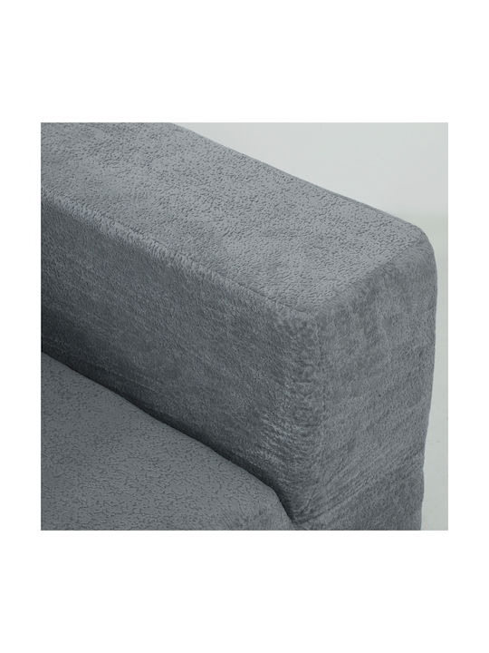 Ecksofa Schlafsofa Dunkelgrau