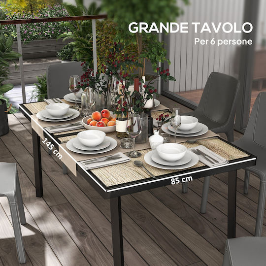 Table 145x85 Gray