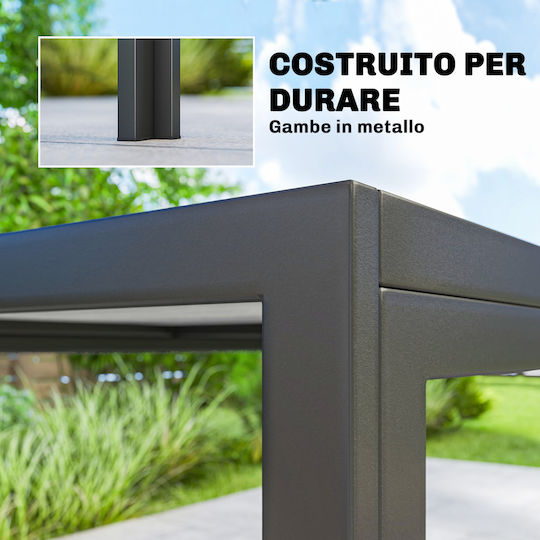 Table 150x80x74 Gray
