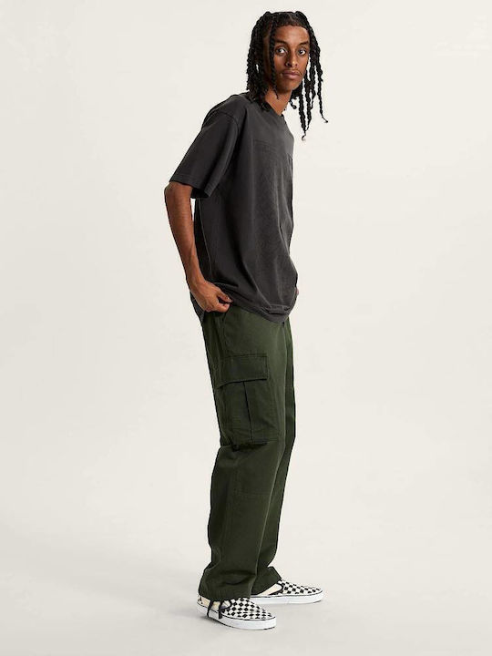 Παντελόνι Cargo σε Loose Εφαρμογή Dark Green