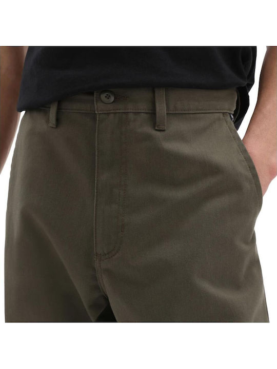 Authentic Trousers Chino Elastic in Loose Fit Grape Leaf