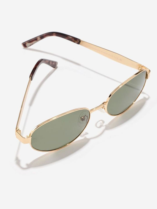 Hawkers Hawkers Männliche Sonnenbrille mit Goldenem Metallrahmen