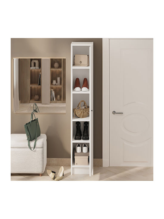 Buket Hochschrank Für Die Küche Weiß 29,8x32,1x175,2cm