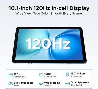 Doogee Tab G5 4G 10.1 Zoll (3GB/128GB) Schwarzes
